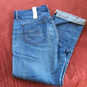 J. Crew slim broken in boyfriend jeans
